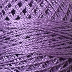 Valdani Perlé Cotton Solid: 80 - Lavender Medium - Hattie & Della