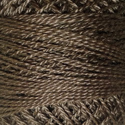 Valdani Perlé Cotton Solid: 8121 -Brown Black-Light - Hattie & Della