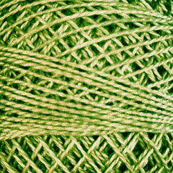 Valdani Perlé Cotton Solid: 821 - Olive Green - Light - Hattie & Della