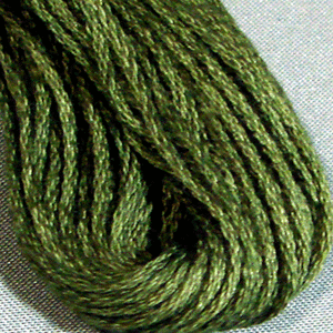 Valdani 6 Strand Embroidery Floss: 822 - Olive Green Medium - Hattie & Della