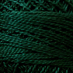 Valdani Perlé Cotton Solid: 833 - Spruce Green - Dark - Hattie & Della