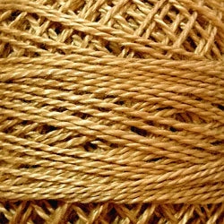 Valdani Perlé Cotton Solid: 851 - Antique Gold Light