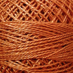 Valdani Perlé Cotton Solid: 862 - Faded Rust - Med. - Hattie & Della