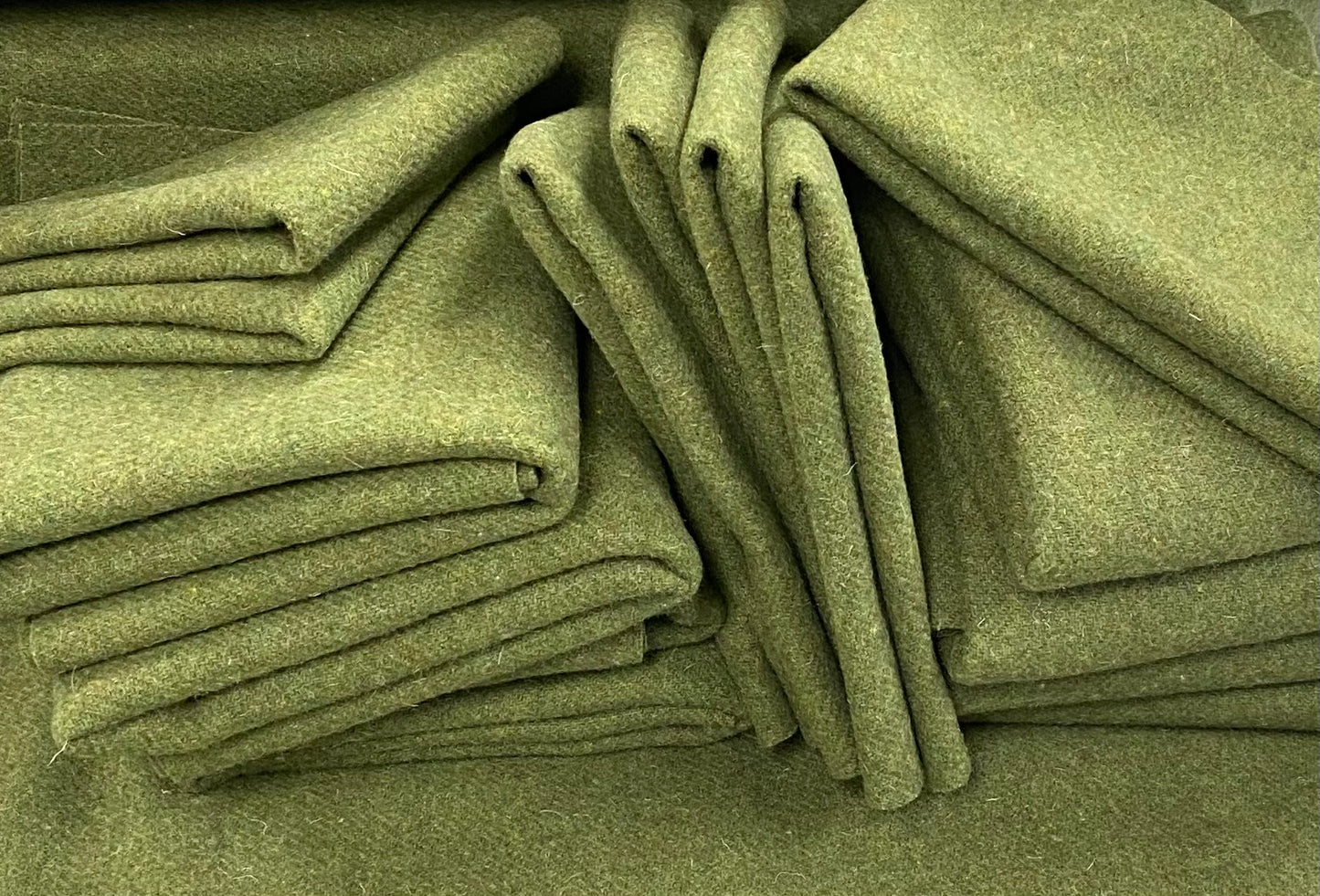 100% Wool Fabric -Brussel Sprouts