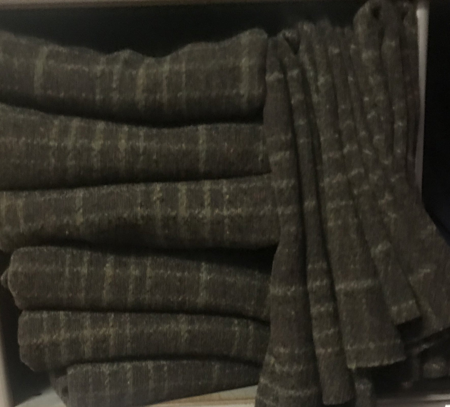 100% Wool Fabric - Dark Forest Plaid