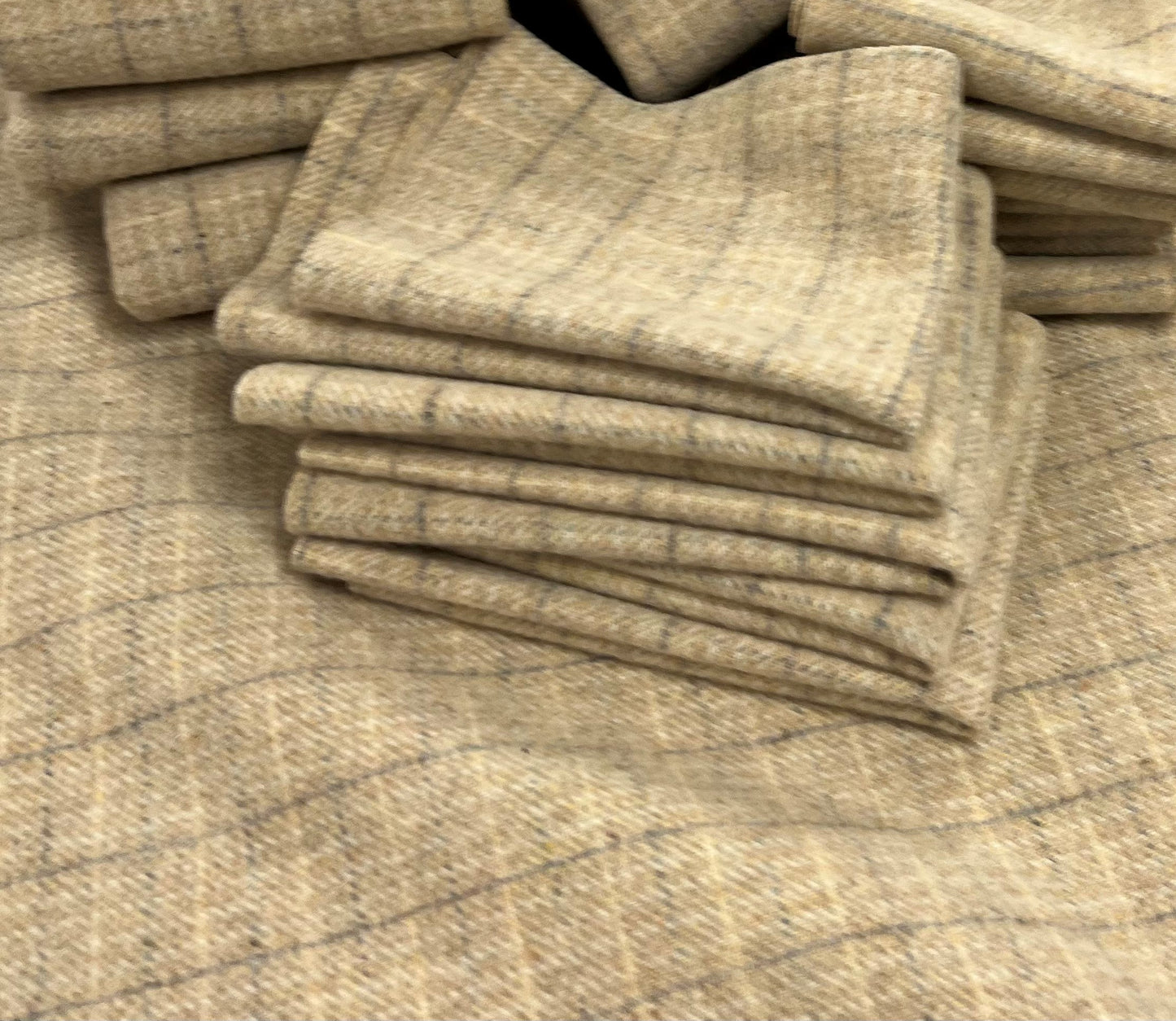 100% Wool Fabric - Desert Camel