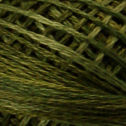 Valdani 3 Strand-Floss Variegated: H202 - Withered Green - Heirloom Collection - Hattie & Della