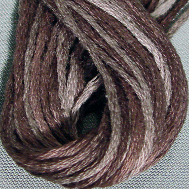 Valdani 6 Strand  Embroidery Floss Variegated: H210 - Melancholic Purple - Heirloom Collection - Hattie & Della