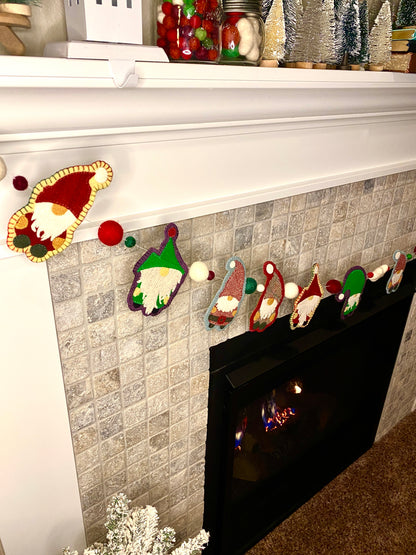 Wool Garland Kit: Gnomes in a Row