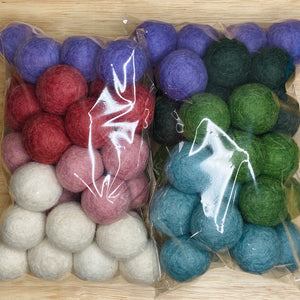 You String: Spring Tulips Wool Balls Only