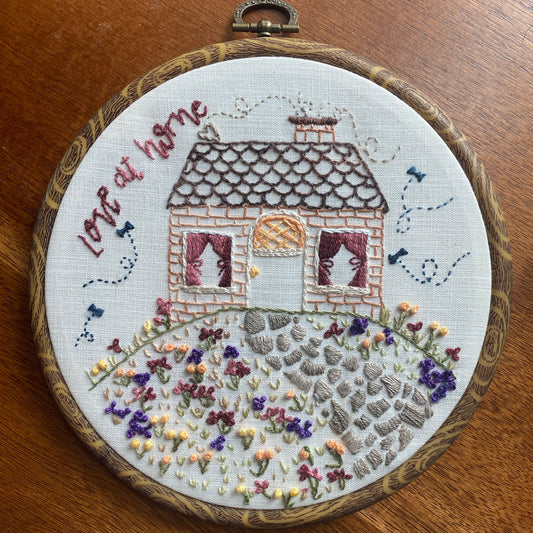 DIGITAL DOWNLOAD: Love at Home Embroidery Pattern