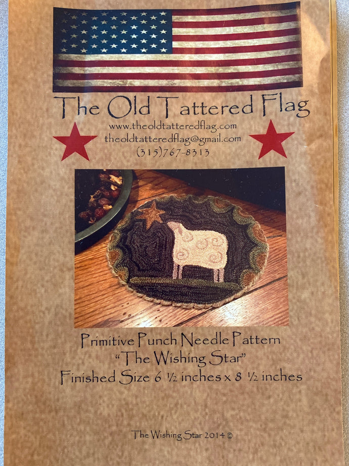 Punch Needle Pattern - Wishing Star by Old Tattered Flag