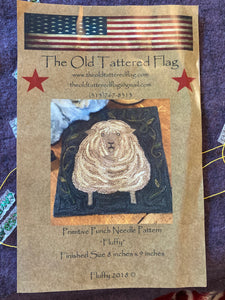 Punch Needle Pattern - Fluffy by Old Tattered Flag