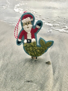 CBTS-Wool Kit/Printed Pattern-MERSANTA-Christmas By The Sea