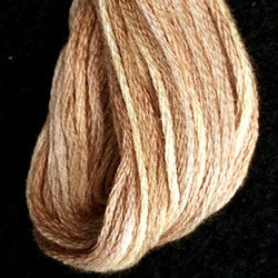 Valdani 6 Strand  Embroidery Floss Variegated: JP2 - Spun Gold - Muddy Monet - Hattie & Della