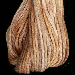 Valdani 6 Strand  Embroidery Floss Variegated: JP7 - Faded Marygold - Muddy Monet - Hattie & Della