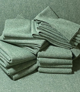 100% Wool Fabric - Jade