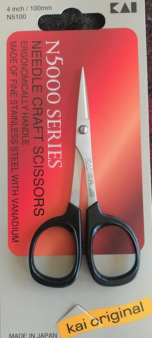 Kai 4 in. Needle Crafts Straight Scissors