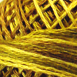 Valdani 3 Strand-Floss Variegated: M16 - Golden Accents - Hattie & Della