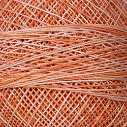 Crochet Cotton-Variegated: M22 - Peaches