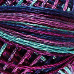 Valdani 3 Strand-Floss: M33 - Lollipop - purples, blue, lilac, turquoise - Hattie & Della