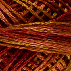 Valdani 3 Strand-Floss: M37 - Autumn - rust, burnt oranges, browns - Hattie & Della