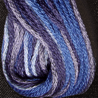 Valdani 6 Strand  Embroidery Floss Variegated: M5 - Denim Blues - Hattie & Della