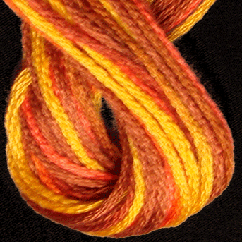 Valdani 6 Strand  Embroidery Floss Variegated: M7 - Fall Leaves - Hattie & Della