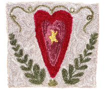 Load image into Gallery viewer, Your Heart in My Heart Punch Needle Printed Pattern
