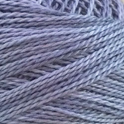 Valdani Perlé Cotton Variegated: O120 - Stormy Sky - med-light grays - Hattie & Della