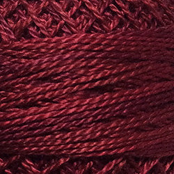 Valdani Perlé Cotton Variegated: O503 - Garnets - rich deep burgundy - Hattie & Della