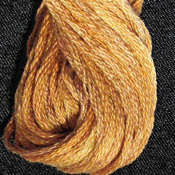 Valdani 6 Strand  Embroidery Floss Variegated: O505 - Toffee - washed golden browns, subtle beiges, soft tans