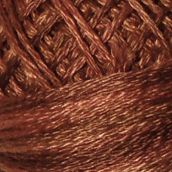 Valdani 3 Strand-Floss: O513 - Coffee Roast - soft medium golden browns, golden rusty beiges - Hattie & Della