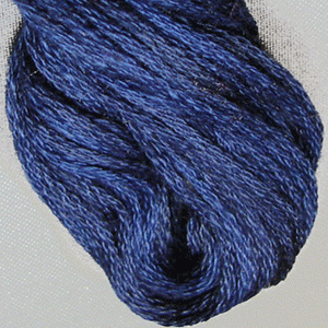 Valdani 6 Strand  Embroidery Floss Variegated: O515 - Midnight Blue - deep dark blues, navy
