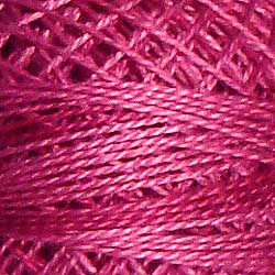 Valdani Perlé Cotton Variegated: O522 - Raspberry - subdued shades of fuchsia, rose - Hattie & Della