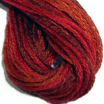 Valdani 6 Strand  Embroidery Floss Variegated: O534 - Quiet Fall