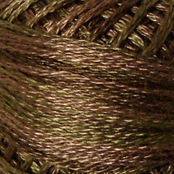 Valdani 3 Strand-Floss: O574 - Dried Leaves - dusty greens and browns - Hattie & Della