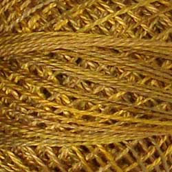 Valdani Perlé Cotton Variegated:P5 - Tarnished Gold -Vintage Hues for J.Paton - Hattie & Della