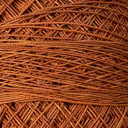 Crochet Cotton-Variegated: P6 - Rusted Orange
