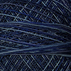 Crochet Cotton-Variegated: P7 - Withered Blue