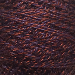Valdani Perlé Cotton Variegated: PT13 - Dark Red and Purple - Twisted Tweed by J. Paton - Hattie & Della