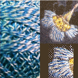 Valdani Perlé Cotton Variegated: PT3 - Blue - Twisted Tweed by J. Paton - Hattie & Della