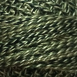 Valdani Perlé Cotton Variegated: PT8 - Dark Green - Twisted Tweed by J. Paton - Hattie & Della
