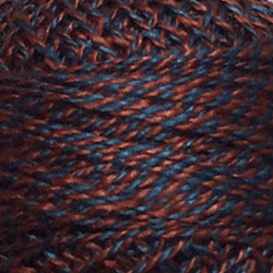 Valdani Perlé Cotton Variegated: PT9 - Dark Red - Twisted Tweed by J. Paton - Hattie & Della