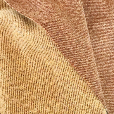 100% Wool Fabric - Ripe Tangerine - Reversible