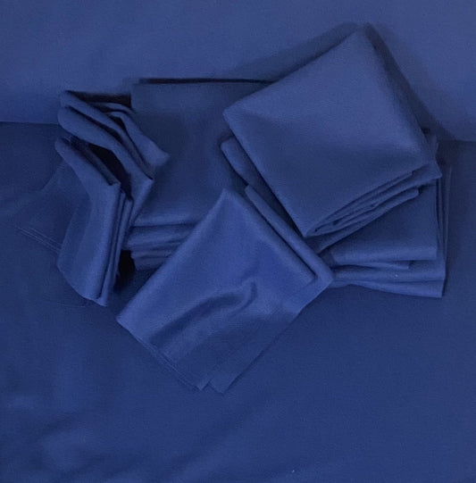 100% Wool Fabric - Royal Blue