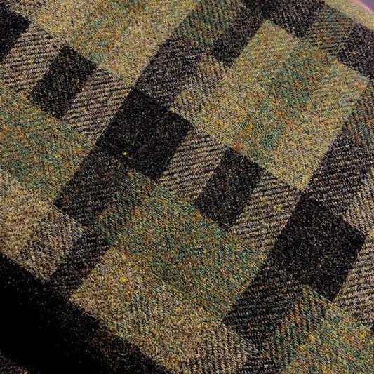 100% Wool Fabric - Shades of Green