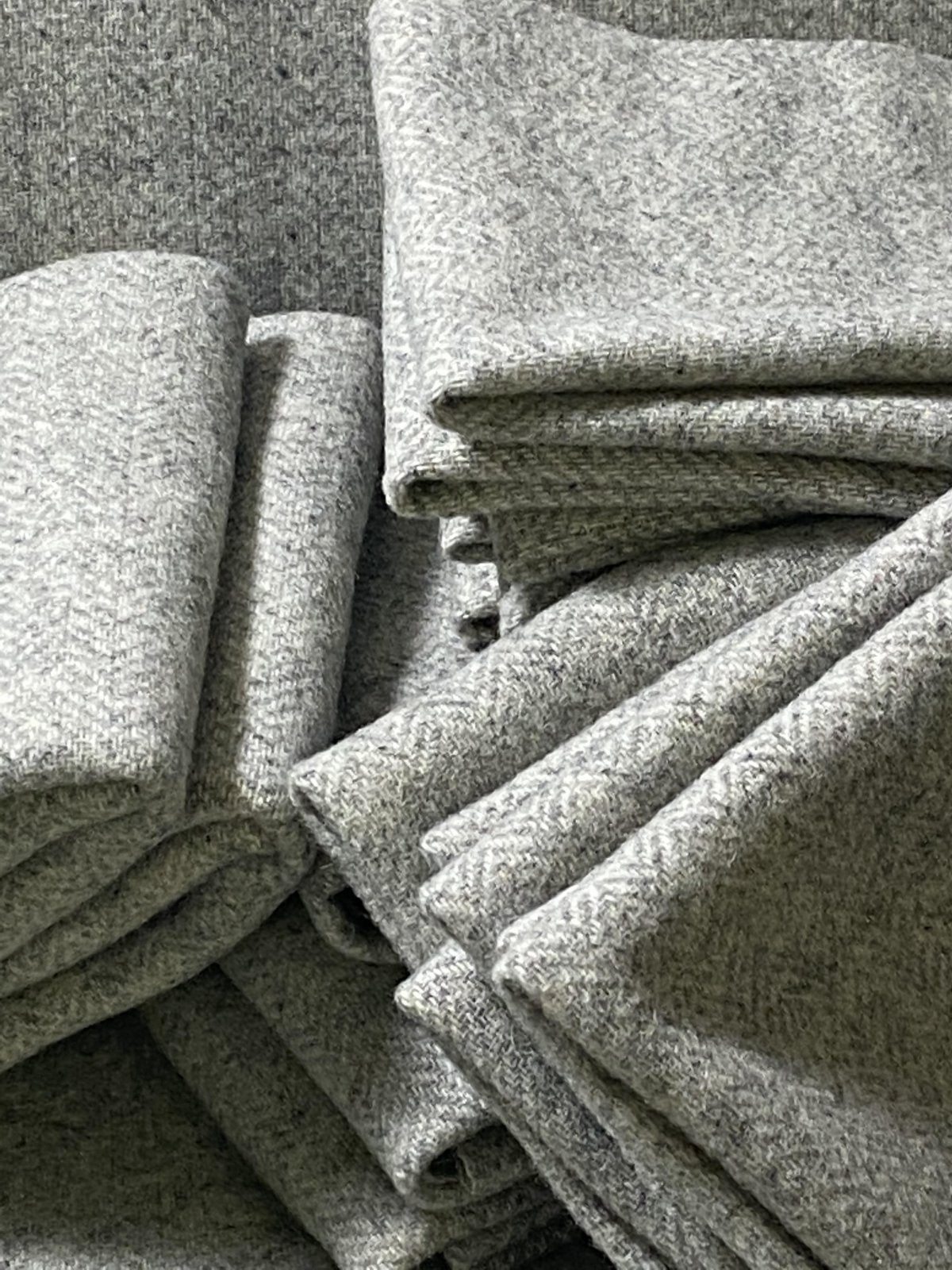 100% Wool Fabric - Silver Fox Last Call