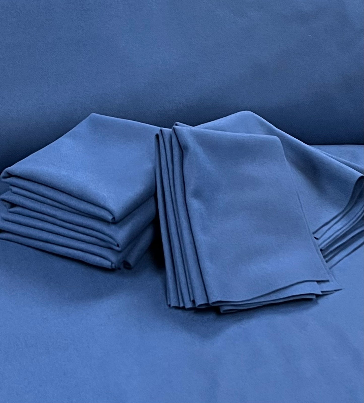 100% Wool Fabric - Slate Blue