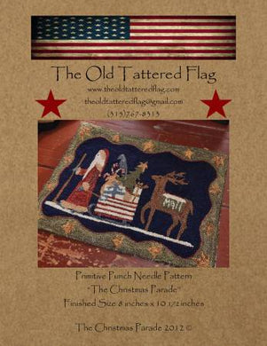 Punch Needle Pattern: The Christmas Parade by Old Tattered Flag